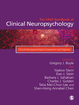 cover image of The SAGE Handbook of Clinical Neuropsychology